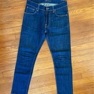 Nudie Thin Finn Dry Ecru Embo